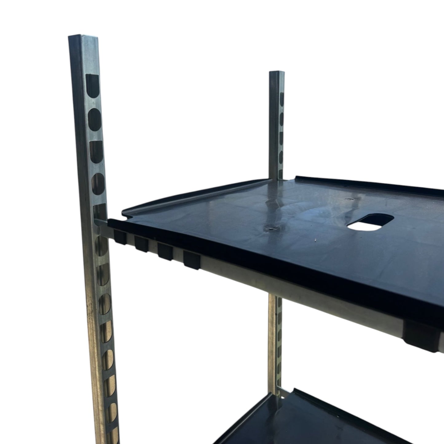 Chariot danois neuf avec roues standard, incluant 3 plaques en plastique et supports