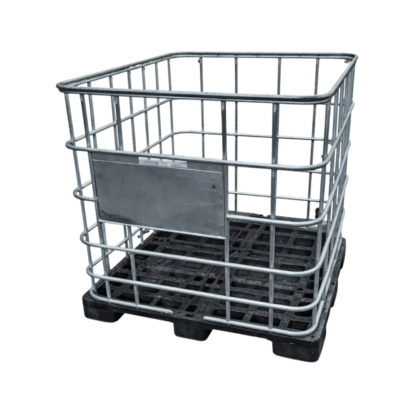 IBC cage with plastic pallet IBC012