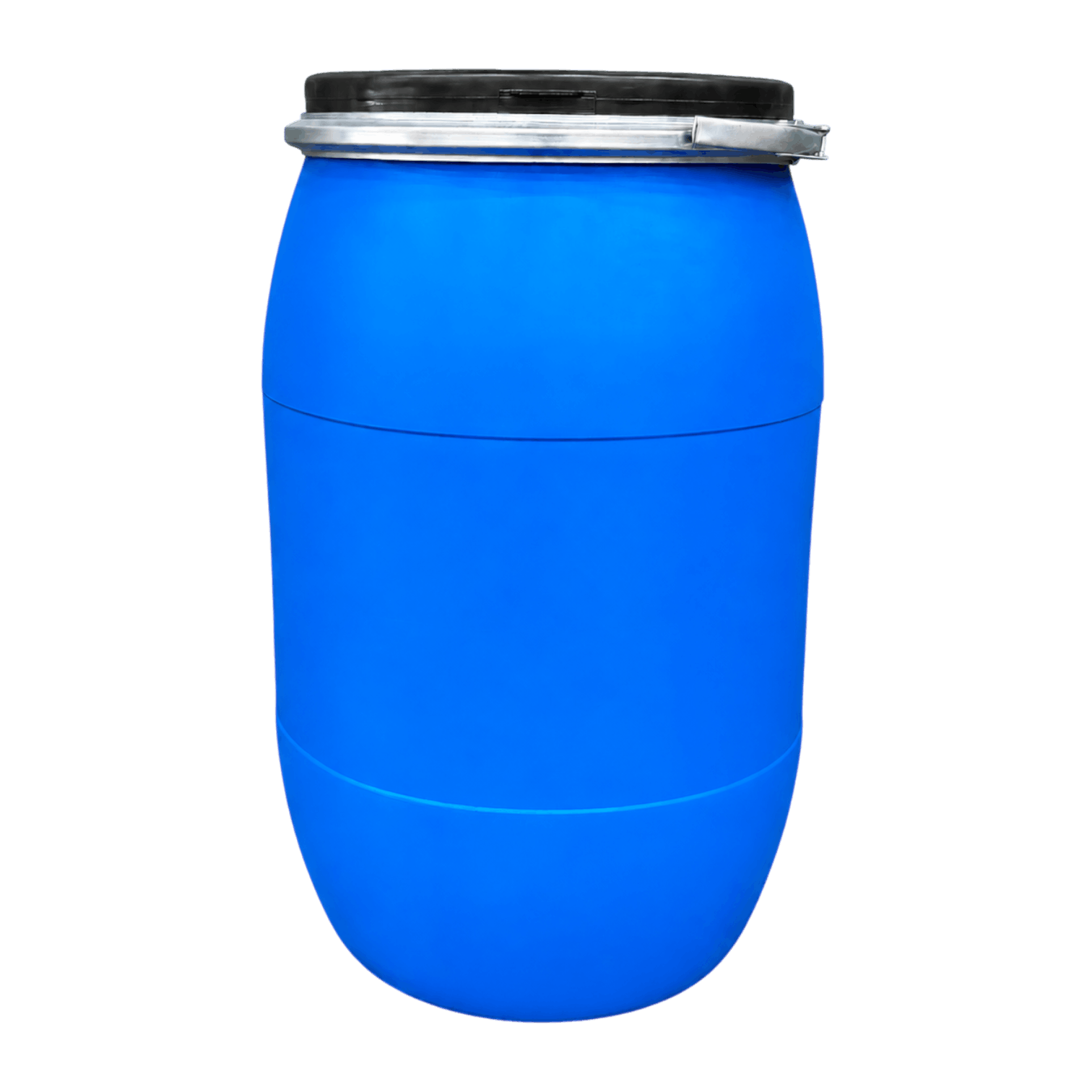 Kunststoff-Behälter mit Deckel KV004 200 l – blau – LekaTrading B.V