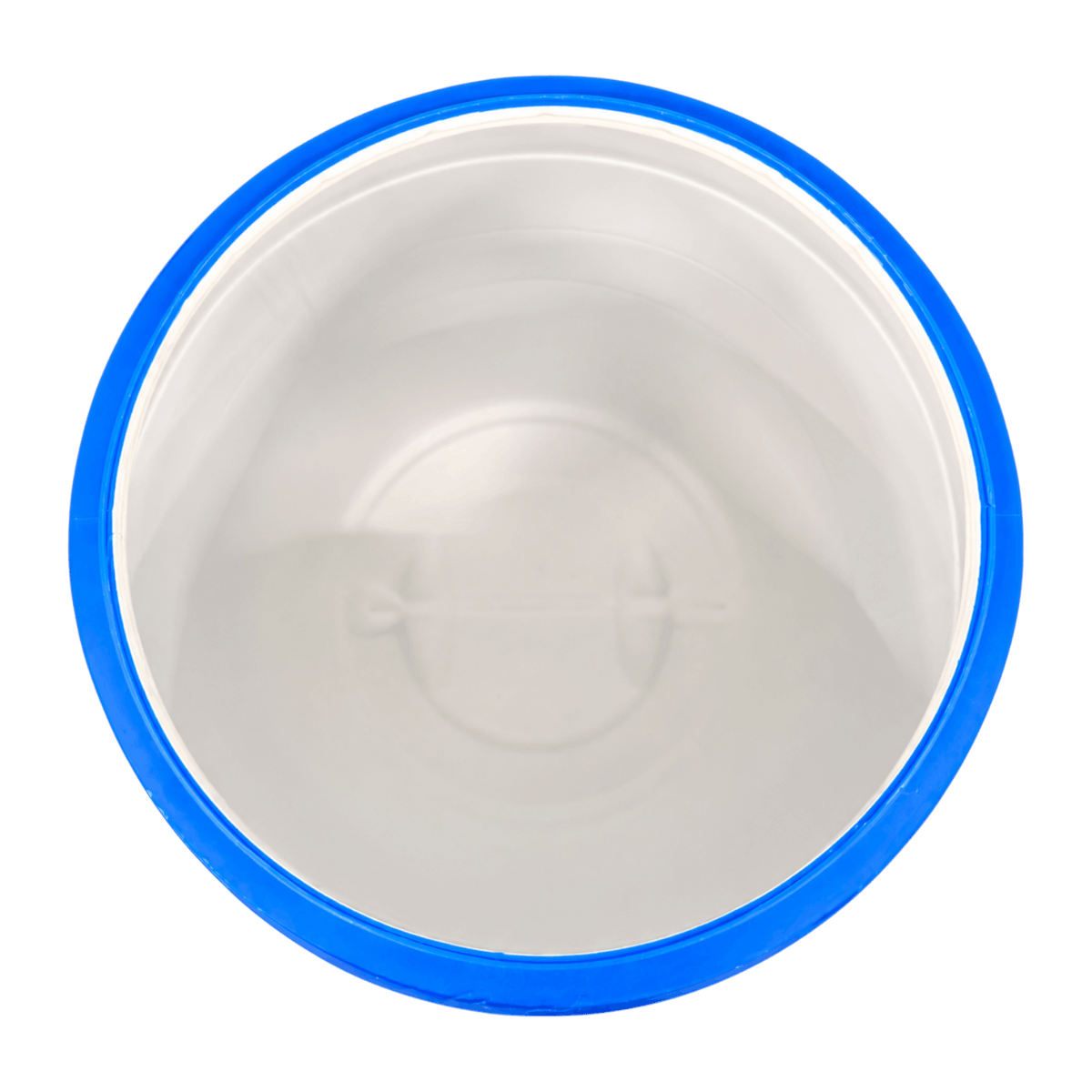 200L blue plastic lidded drum KV004 interior