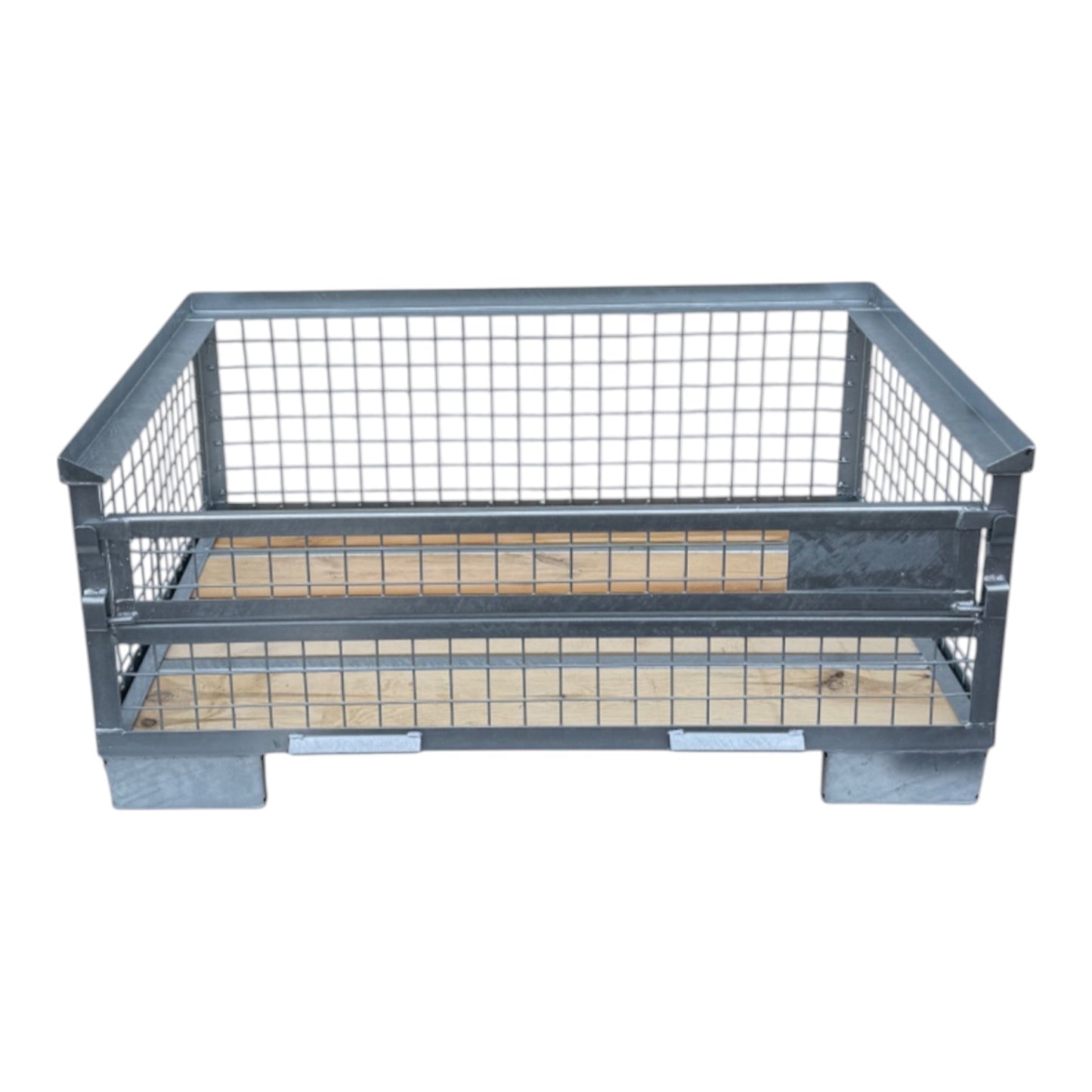 Gitterbox GB019 half, verzinkt