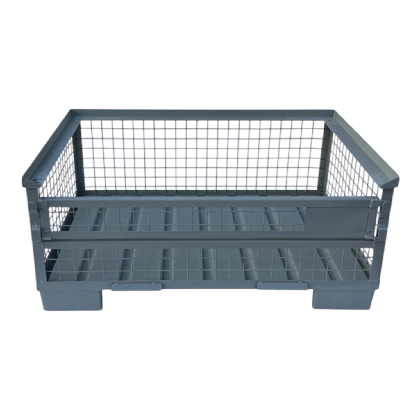Caisse grillagée GB017 avec fond en acier