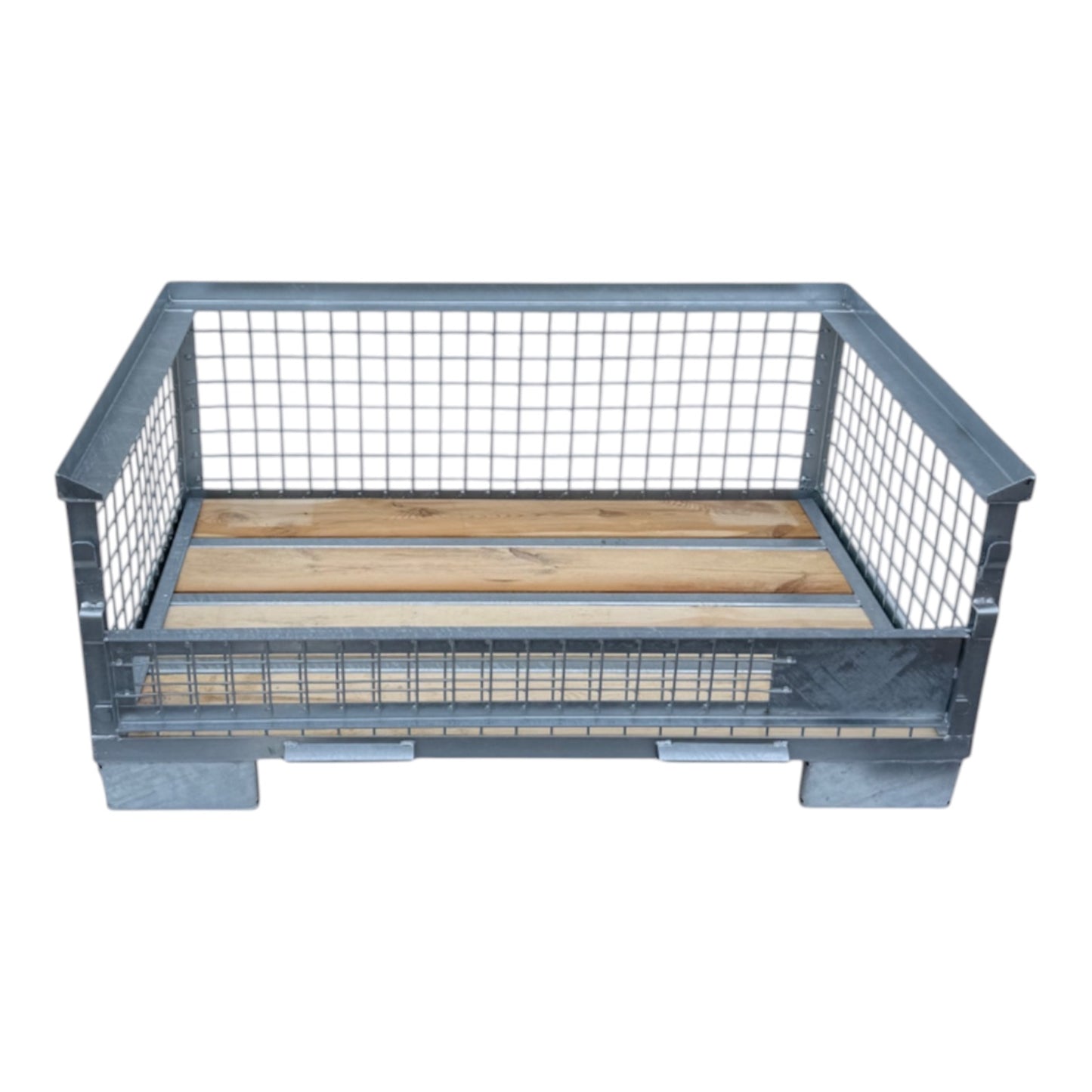 Gitterbox GB019 half, verzinkt