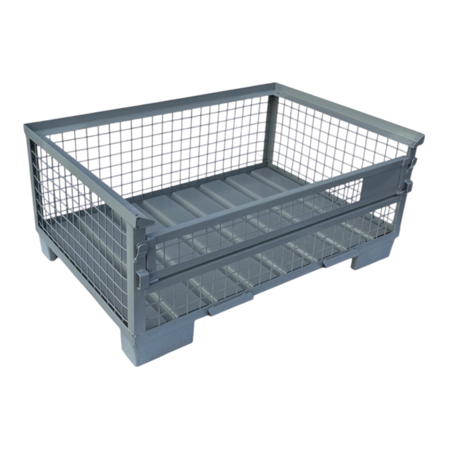 Caisse grillagée GB017 avec fond en acier
