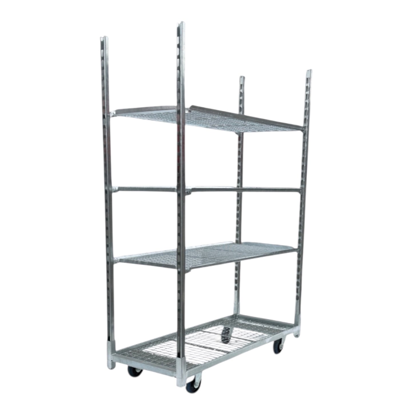 Nouveau chariot danois, en fil d'acier, avec 3 plaques et supports inclus