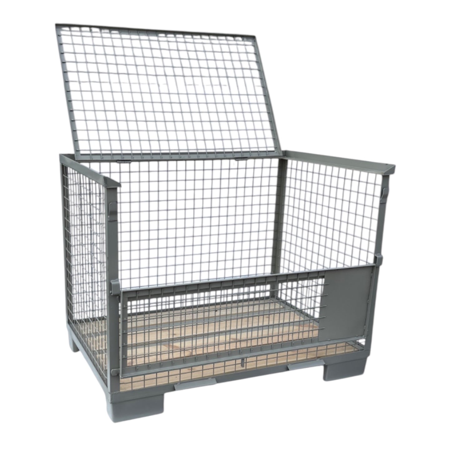Caisse grillagée GB015 avec clapet anti-vol