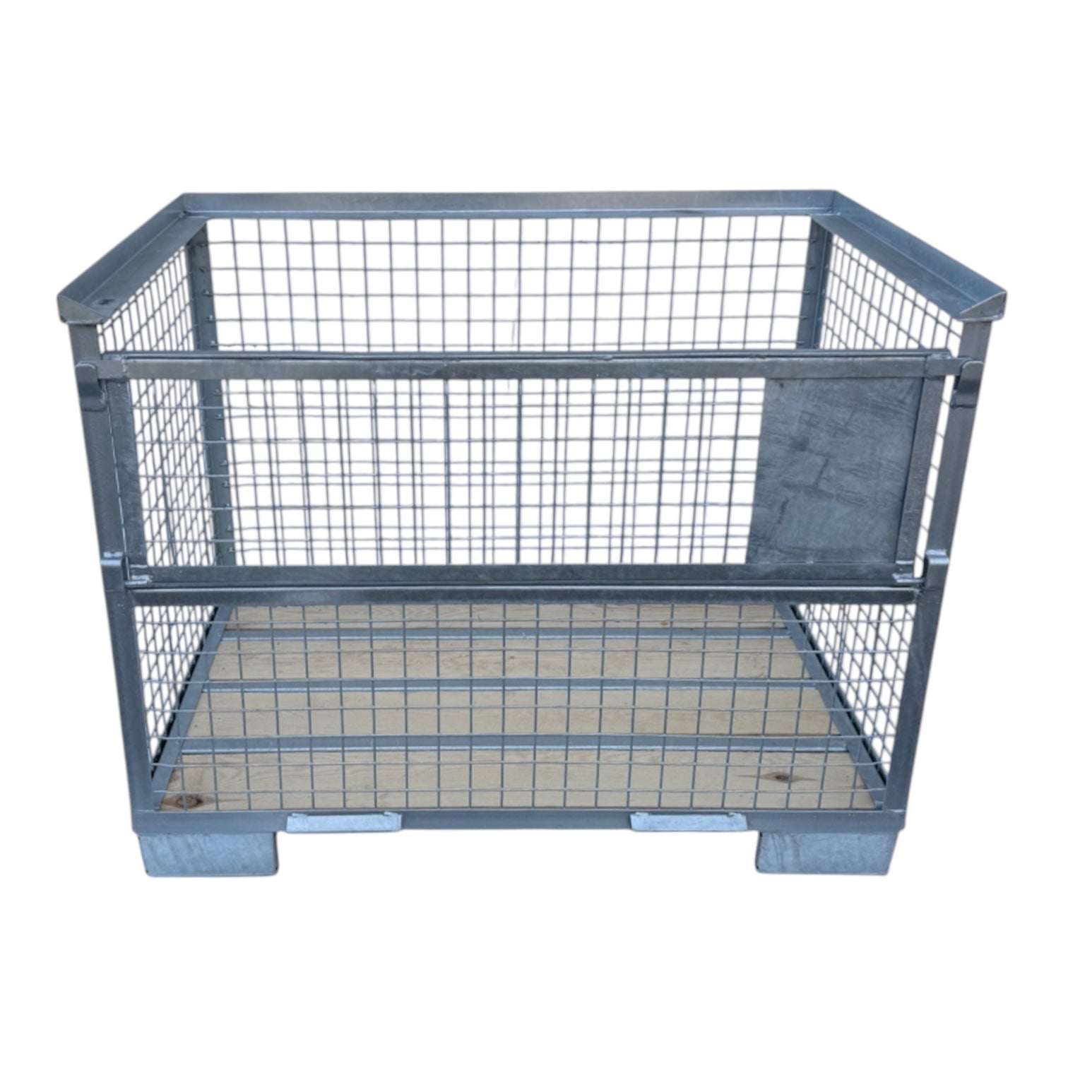 hout met staalprofiel