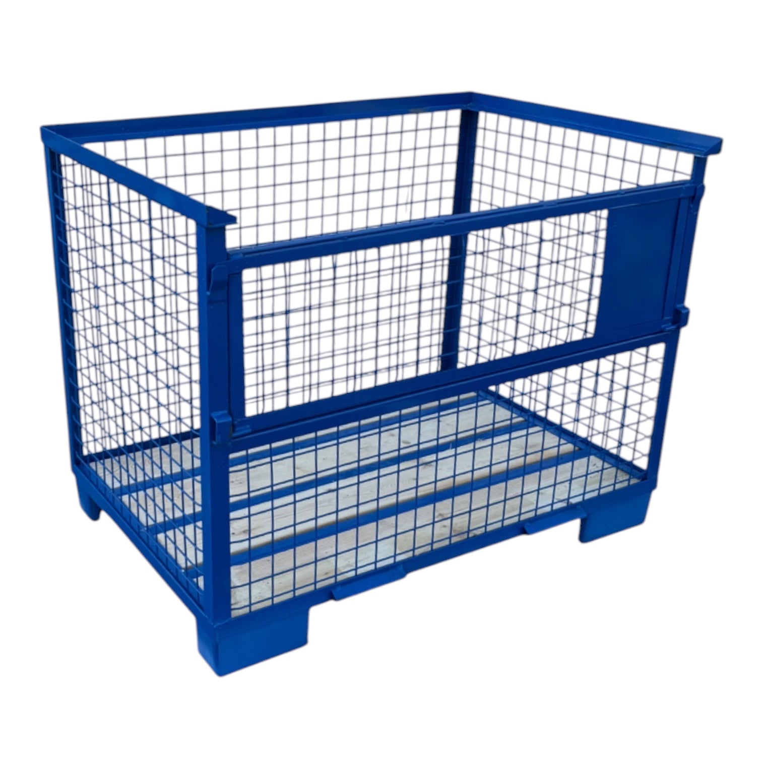 1240 x 835 x 970 mm met 1 klep aan 1 lange zijde