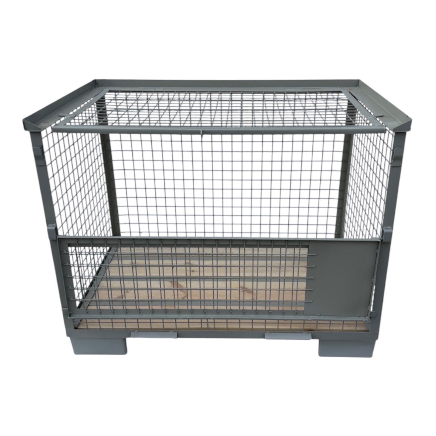 1 klep aan 1 lange zijde staal