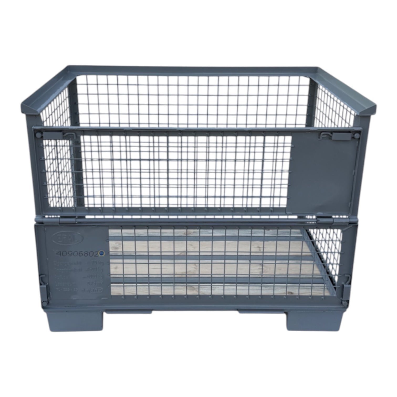 met 2 kleppen aan 1 lange zijde