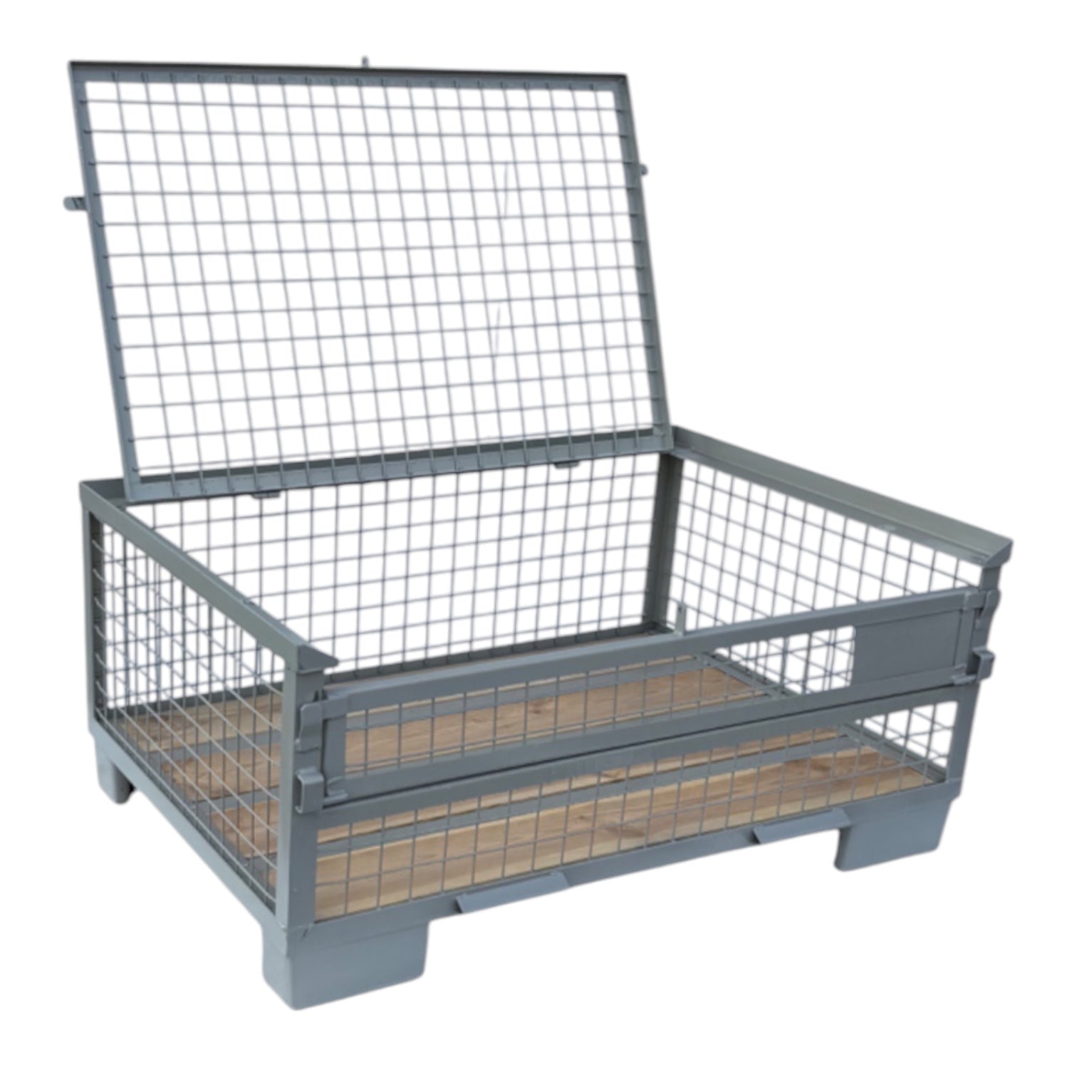 hout met staalprofiel gb014