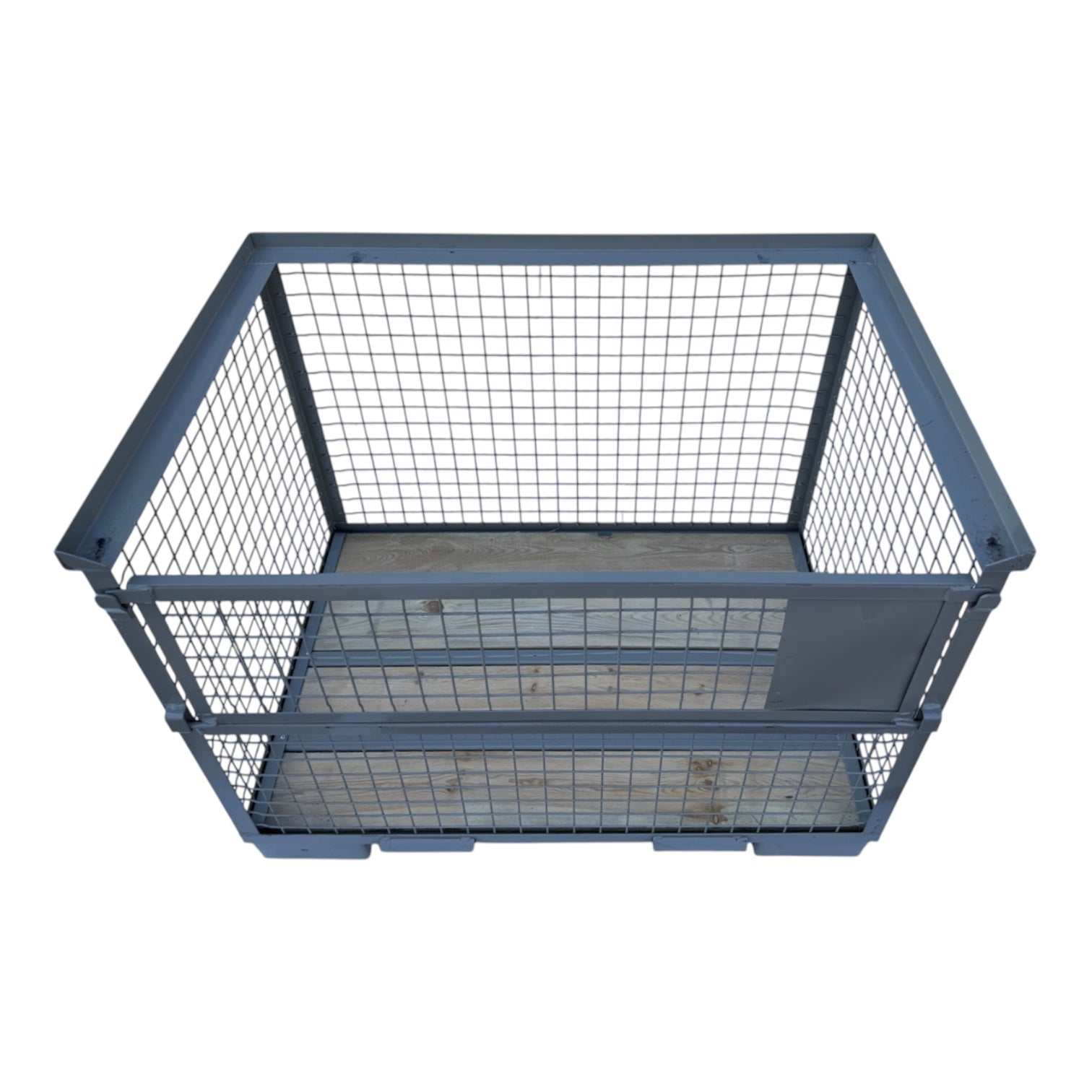 nieuw hout met staalprofiel