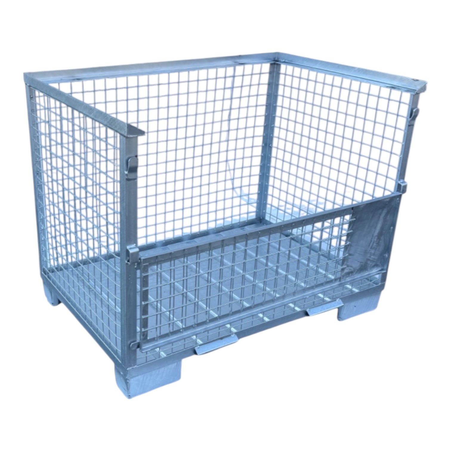 met 1 klep aan 1 lange zijde