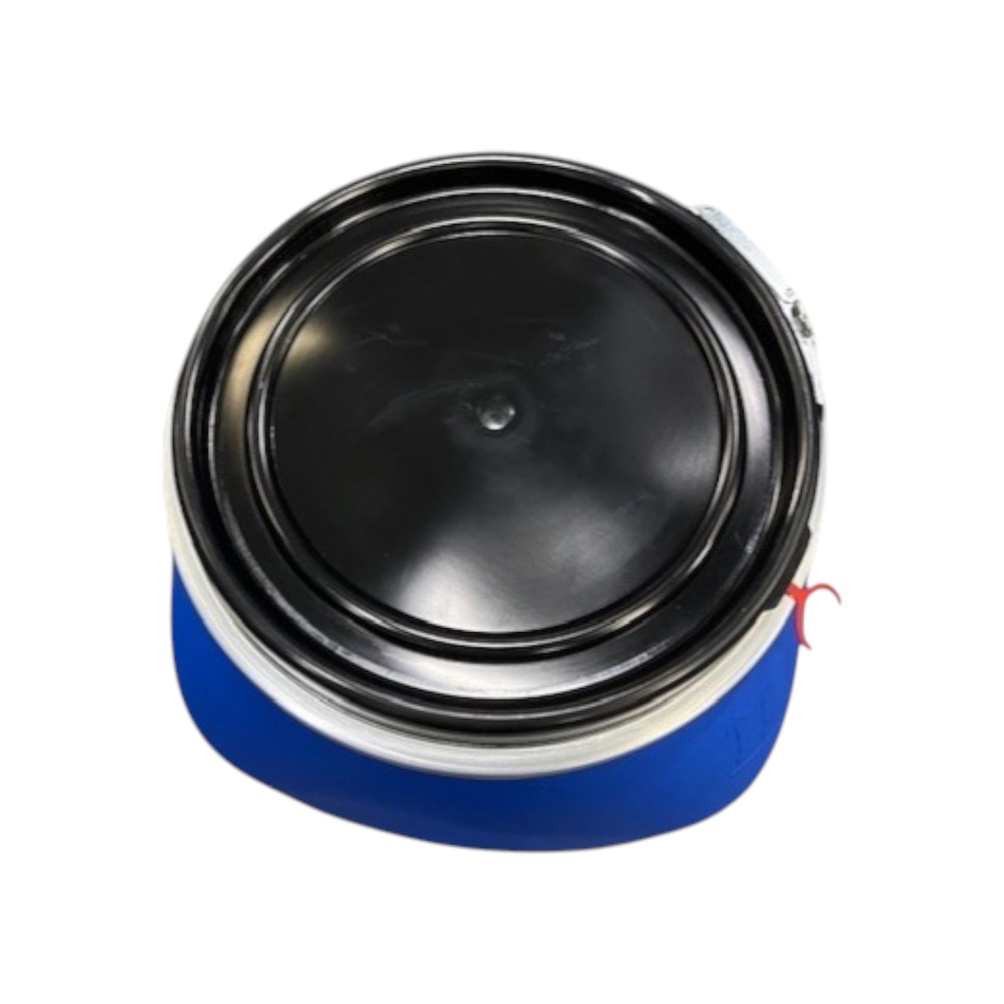 blauwe tonnen dekselva blauwe vaten wijdhalsvat