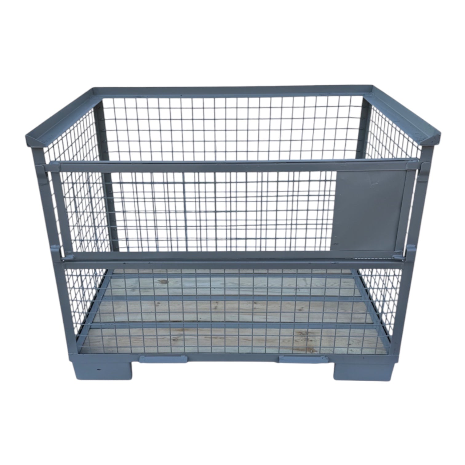 1 klep aan de lange zijde