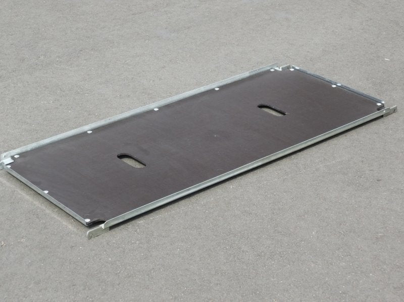 Deense kar nieuw met standaard wielen, incl. 3 platen en staanders