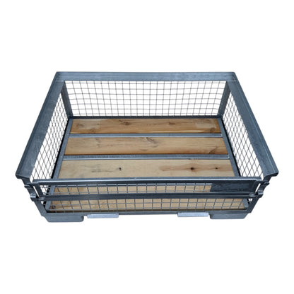 Gitterbox GB019 half, verzinkt