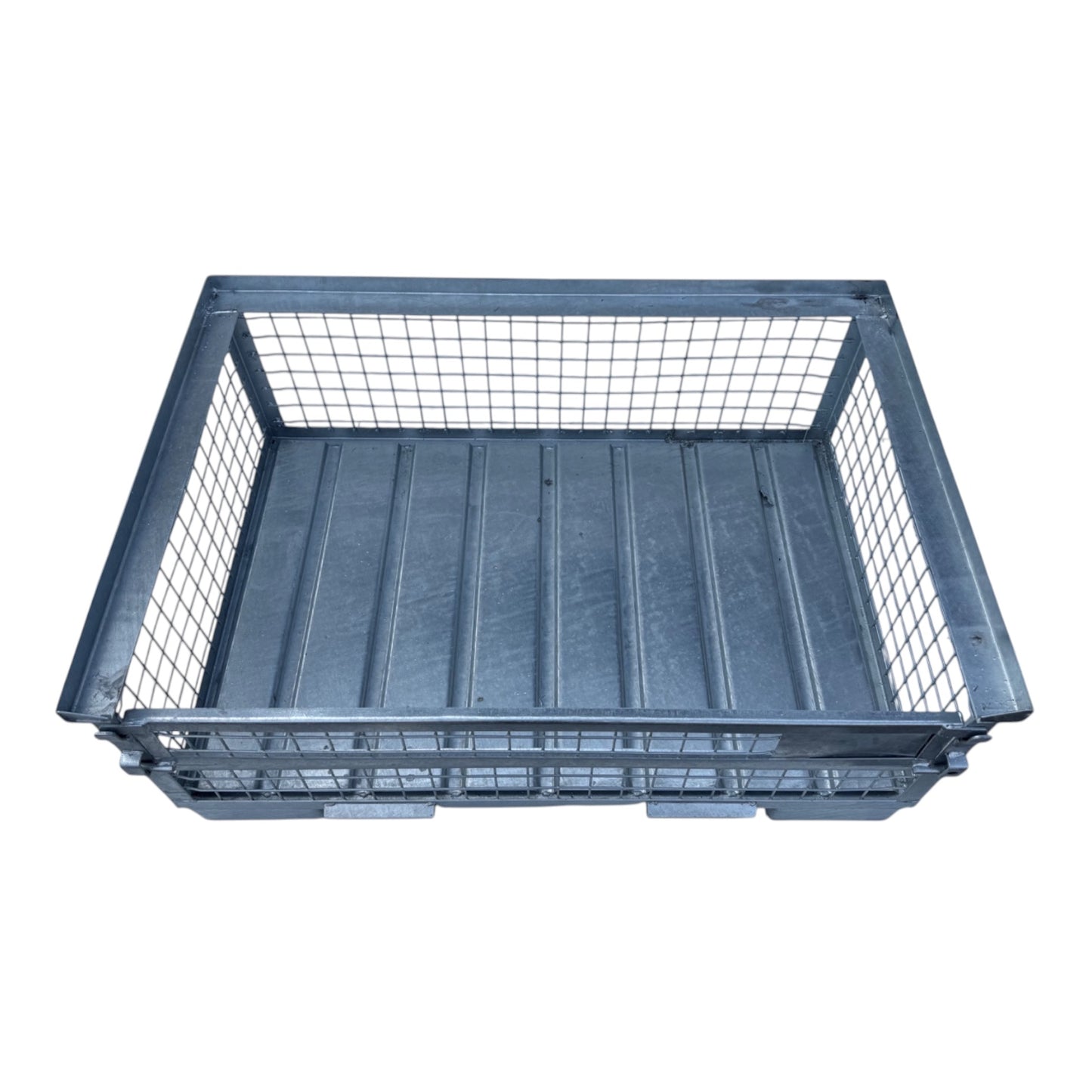 Gitterbox GB008A XL galvanized with 1 flap new 1240 x 1035 x 970 mm
