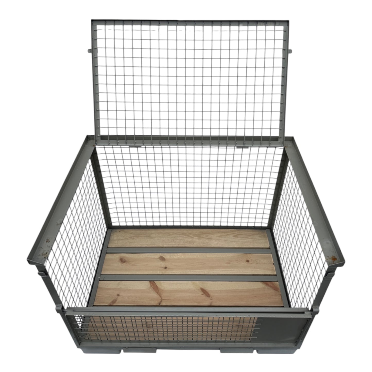 Caisse grillagée GB015 avec clapet anti-vol