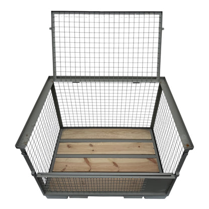 Caisse grillagée GB015 avec clapet anti-vol