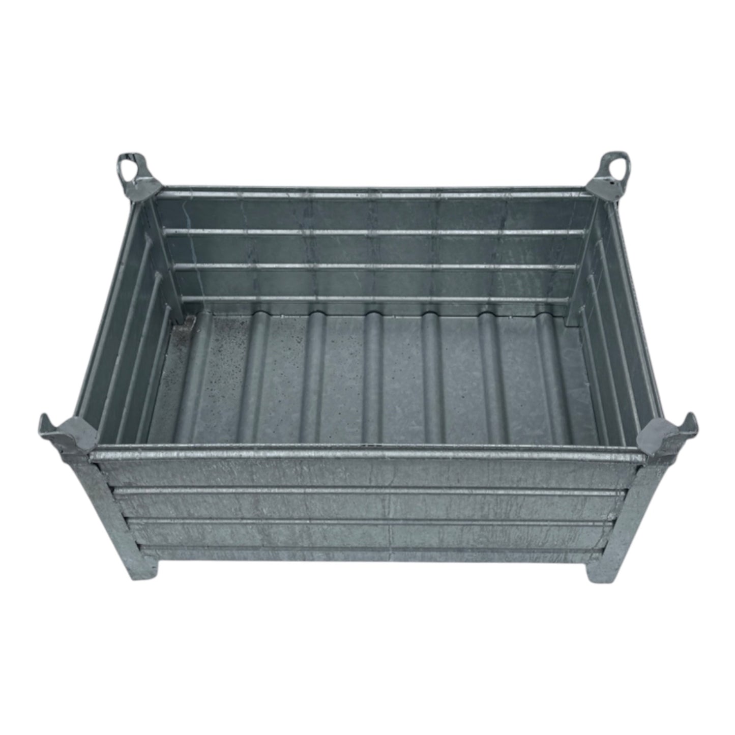 Galvanized stacking container L