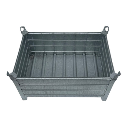 Galvanized stacking container L