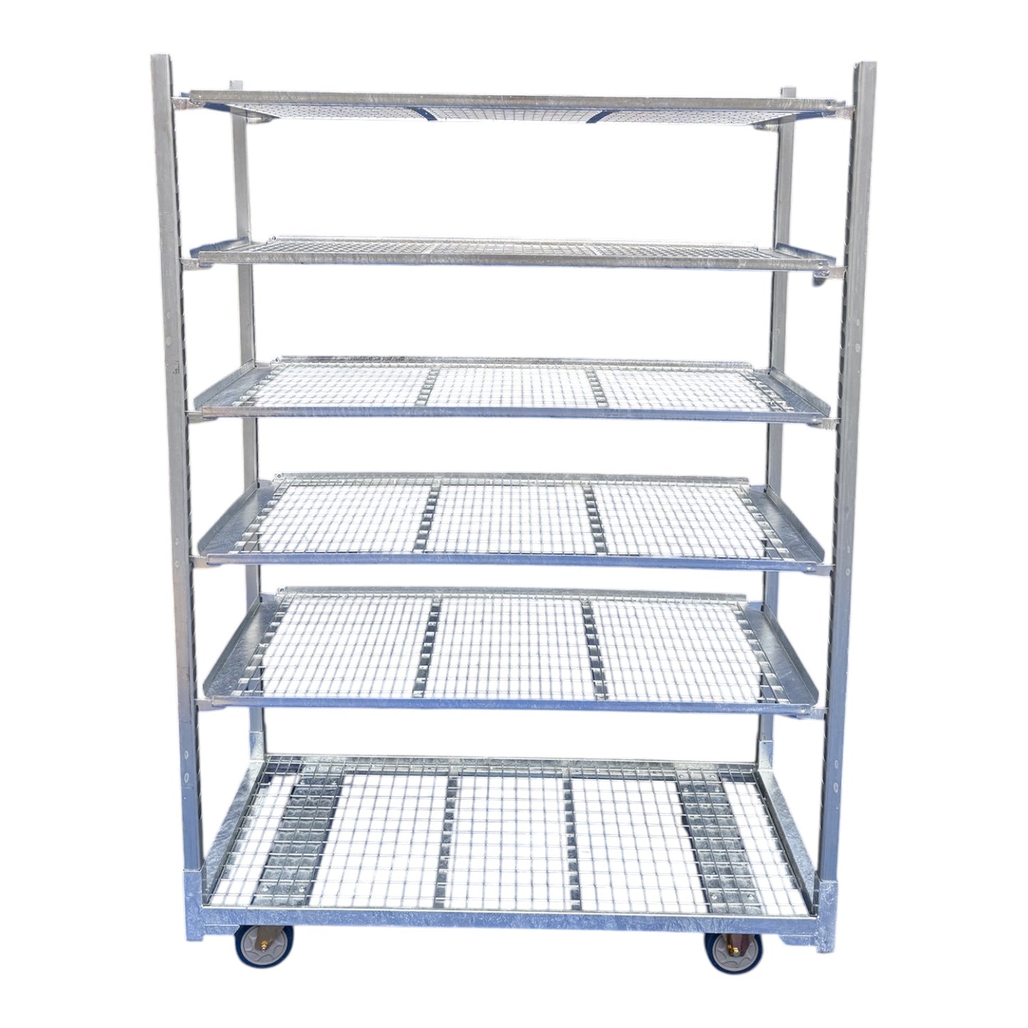 Deense kar nieuw draadstaal incl. 5 platen en staanders 1350 x 570 mm