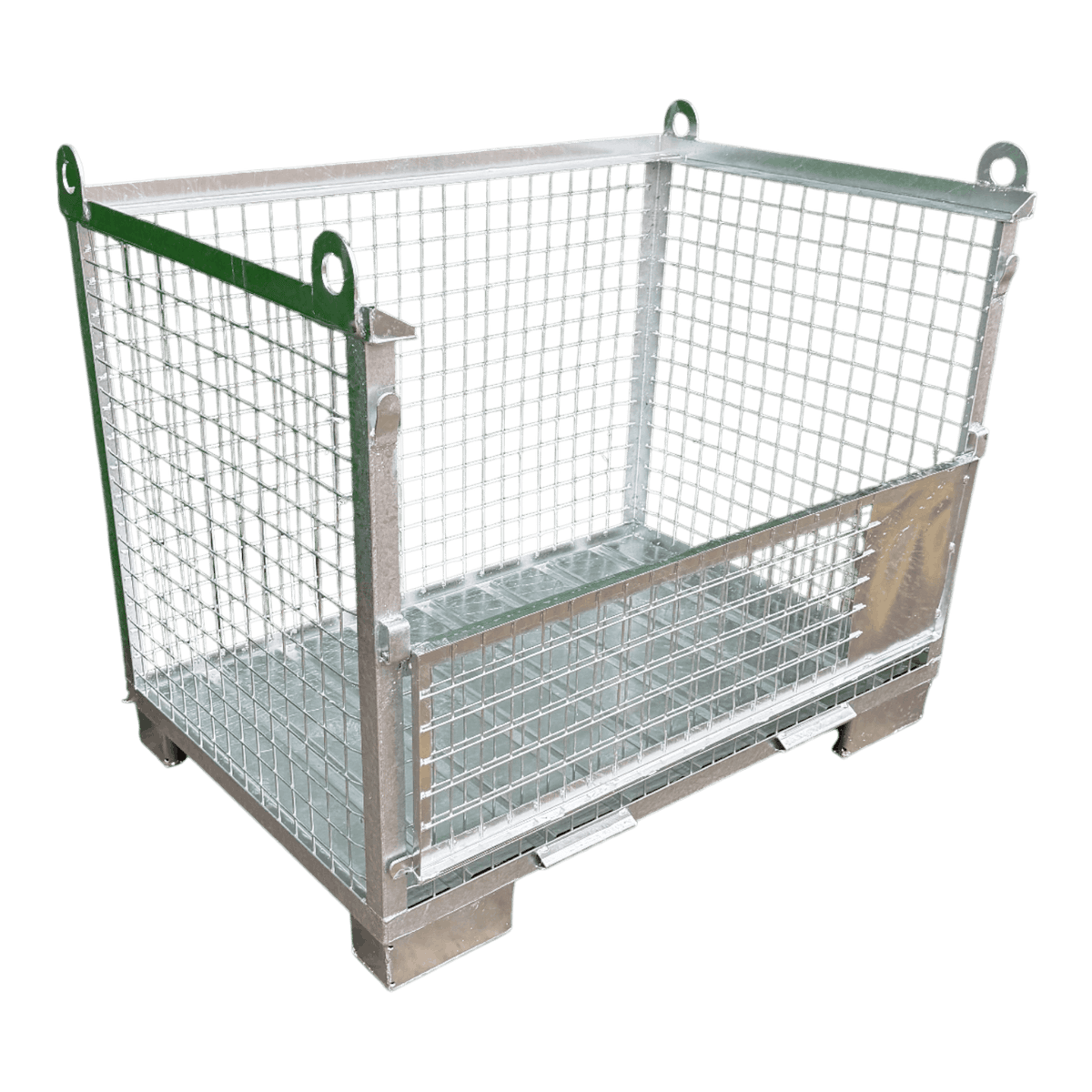 Gitterbox GB004 met 1 klep aan de lange zijde