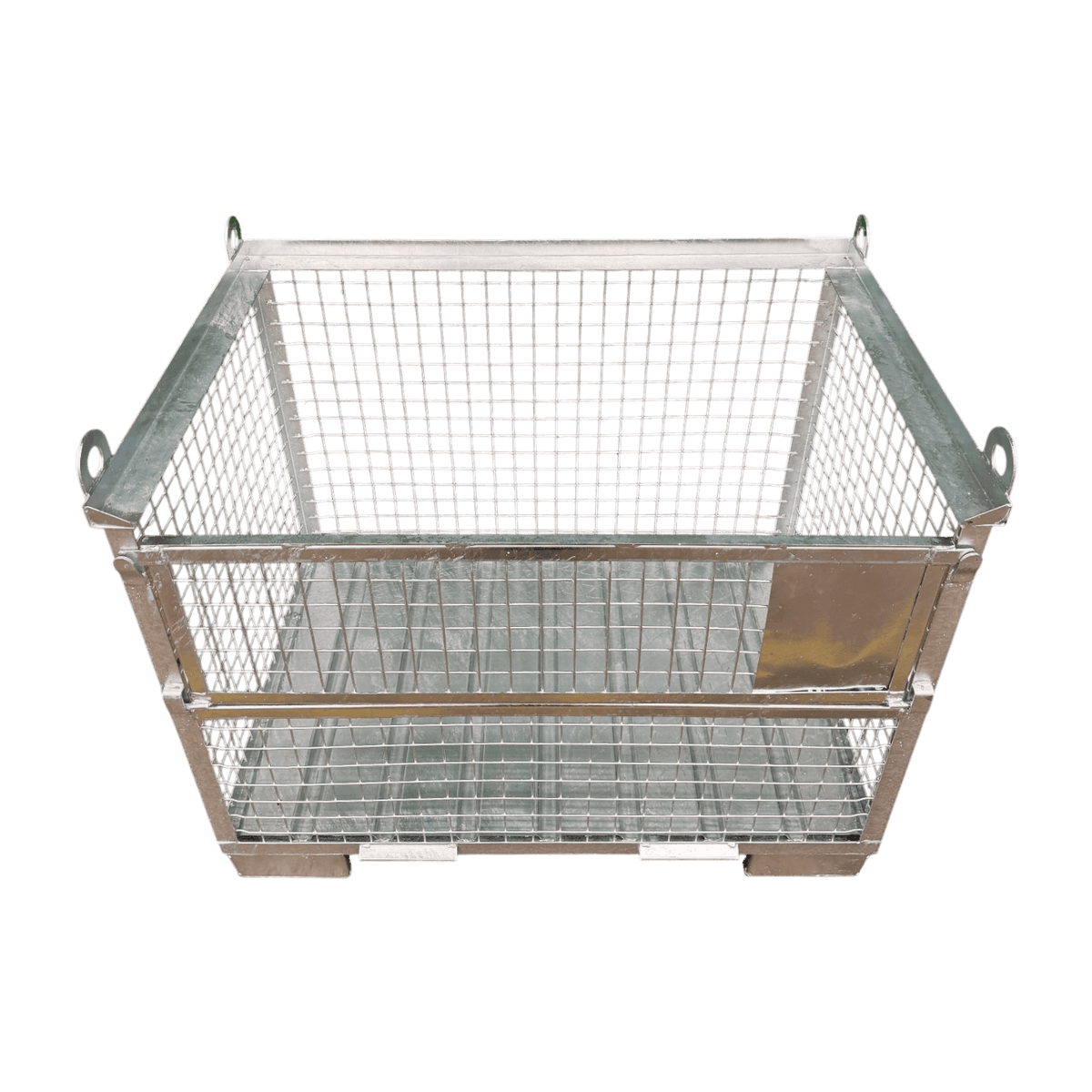 Gitterbox GB004 met hijsogen voor industrie en logistiek