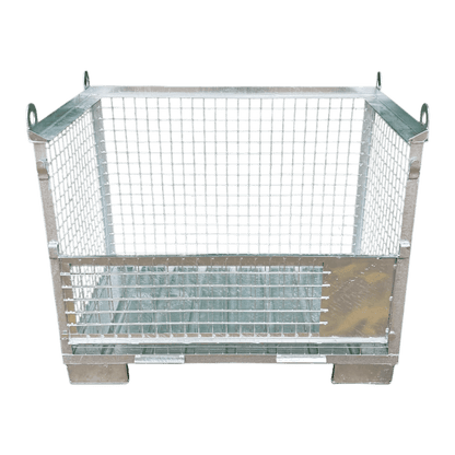 Gitterbox GB004 met hijsogen industrie en logistiek