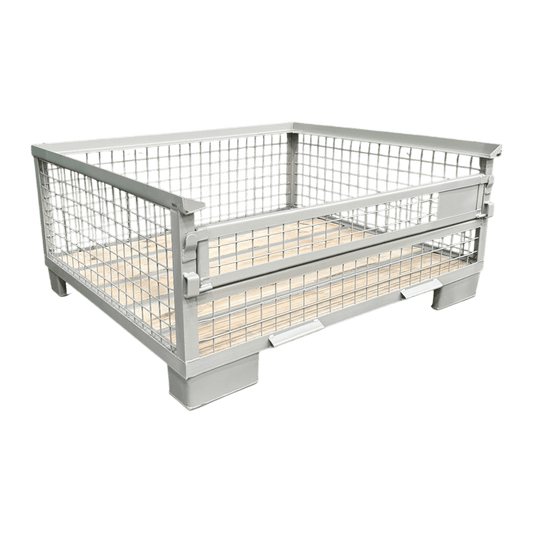 alt
Gitterbox GB010A XL half wood with steel, new grey 1240 x 1035 x 550 mm