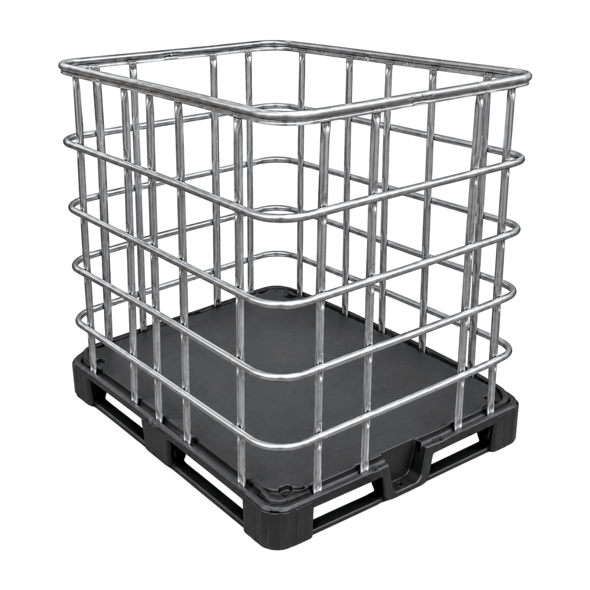 IBC kooi met kunststof pallet