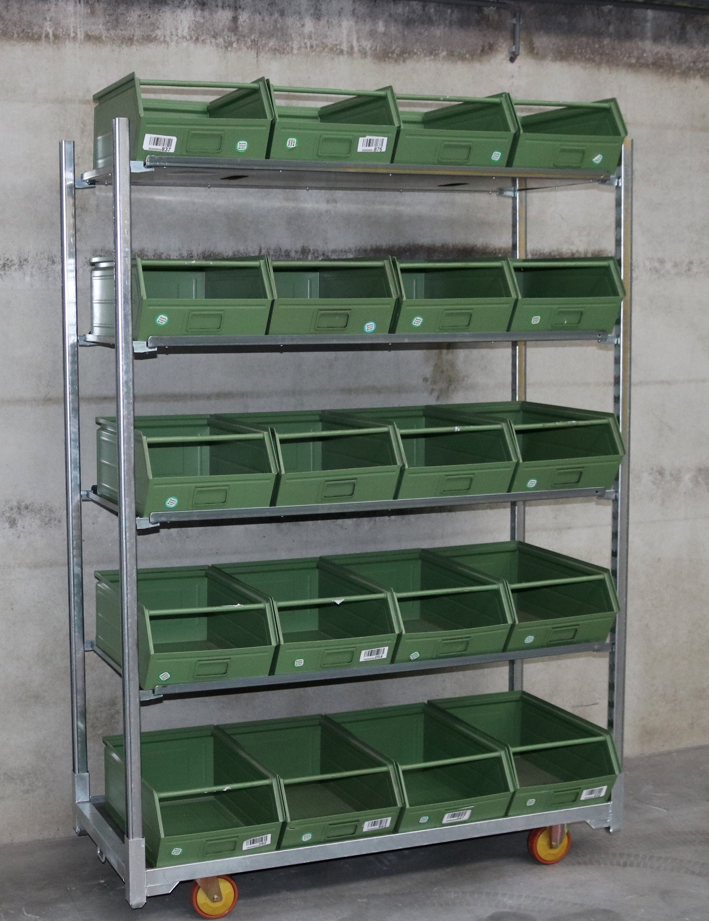 Magazijnstelling, verrijdbaar