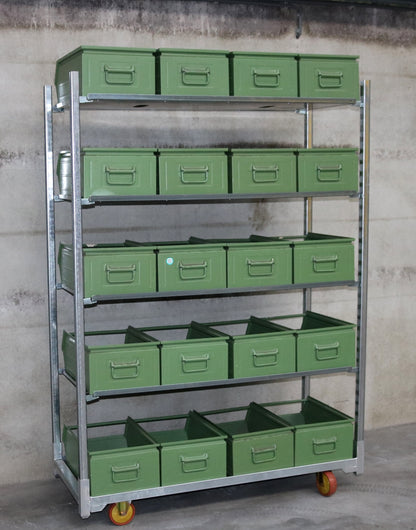 Magazijnstelling, verrijdbaar