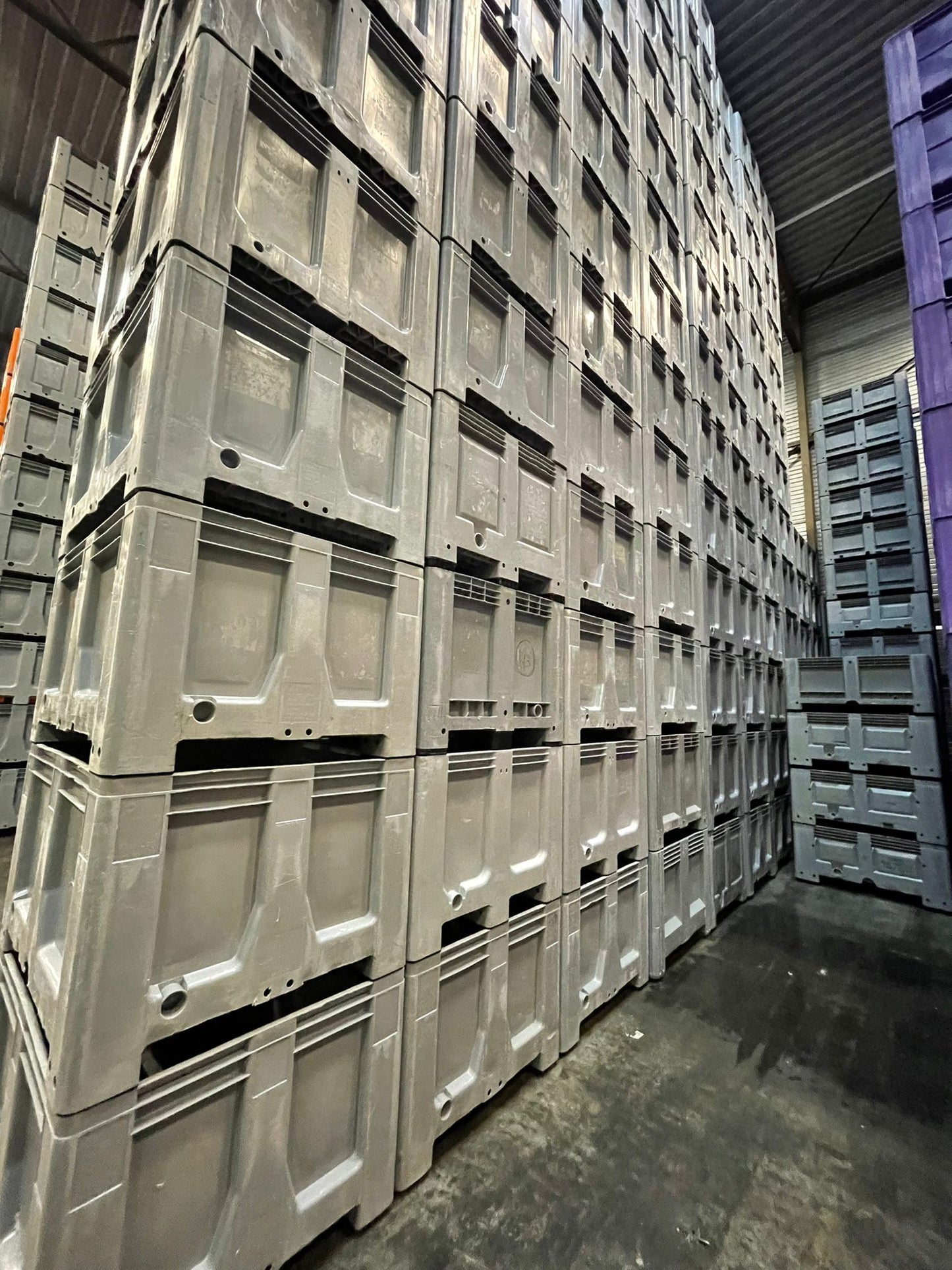 Kunststof palletbox gebruikt type 2