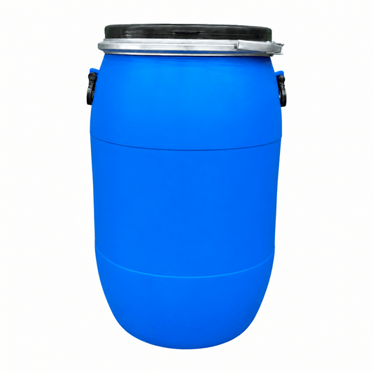 120L plastic drum with handle, UN blue KV001