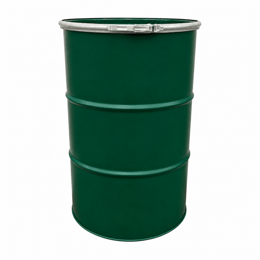 200L steel open-top green drums SV001