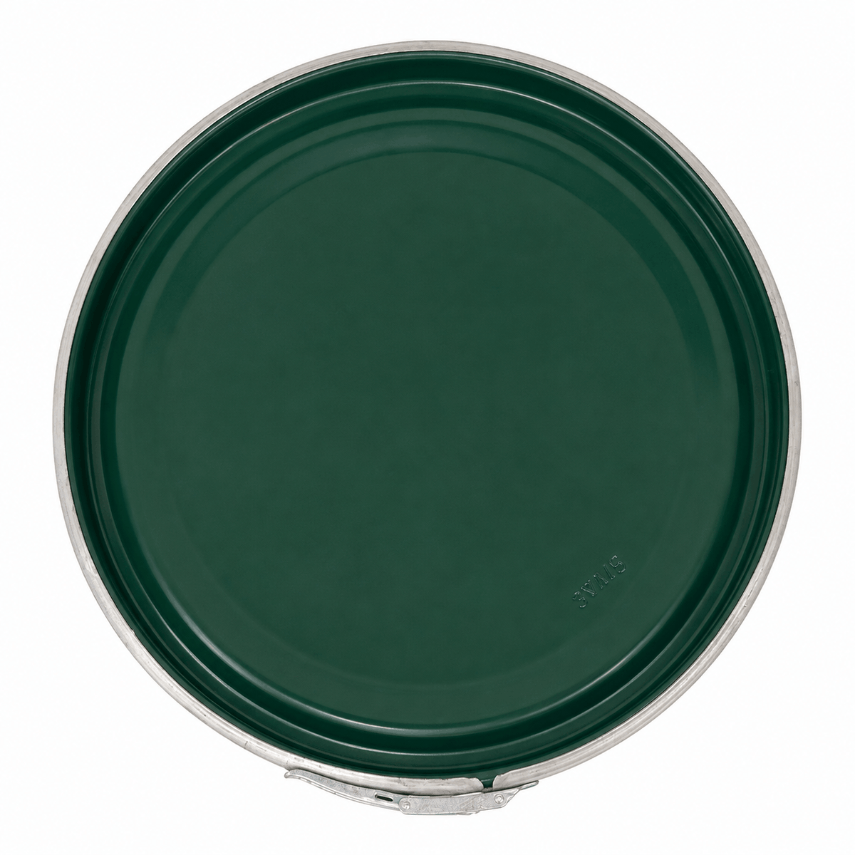 200L green steel open-top drum SV001 top
