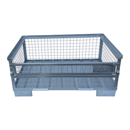 Gitterbox GB008A XL galvanized with 1 flap new 1240 x 1035 x 970 mm