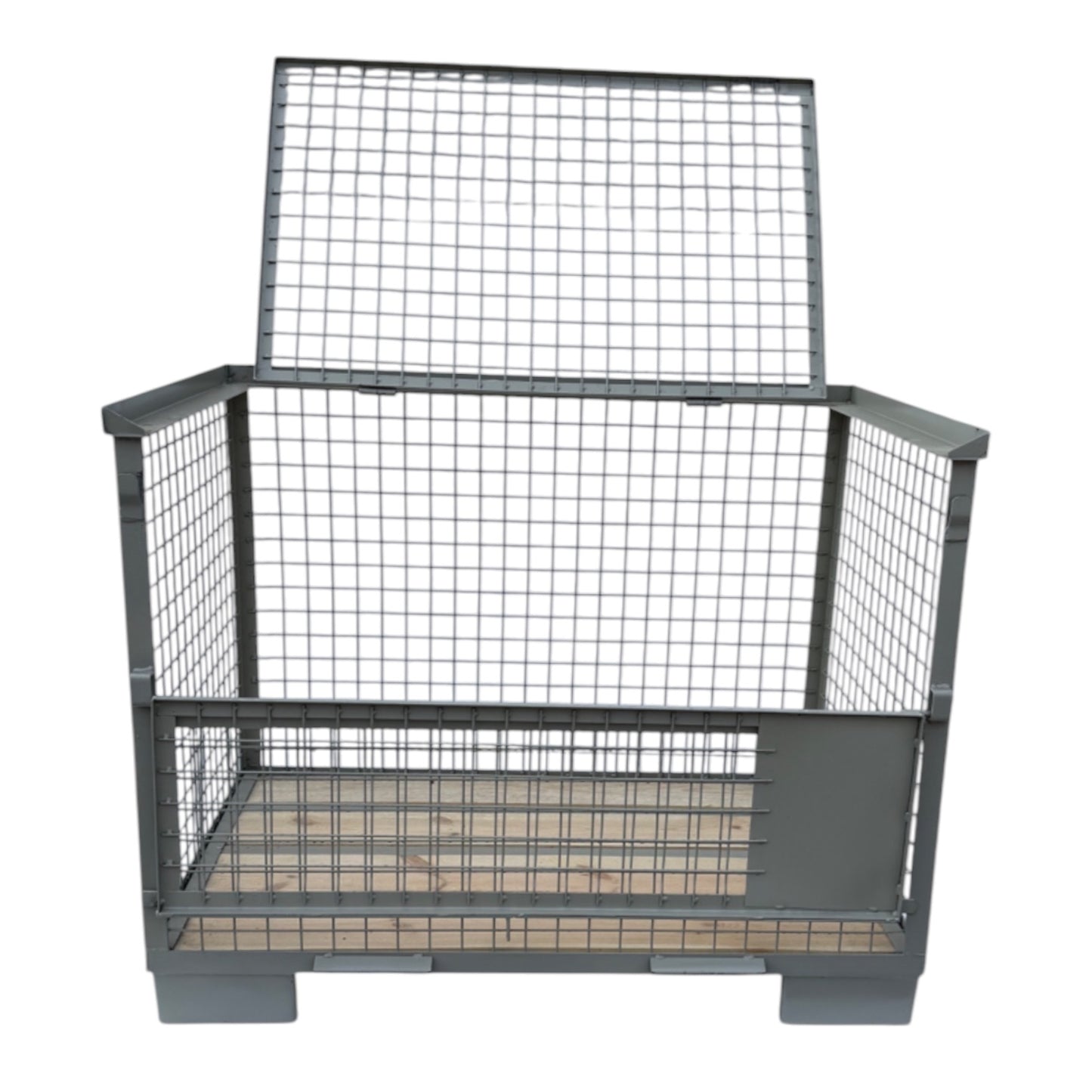 Caisse grillagée GB015 avec clapet anti-vol