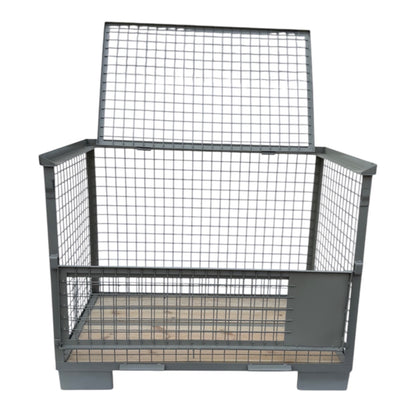 Caisse grillagée GB015 avec clapet anti-vol