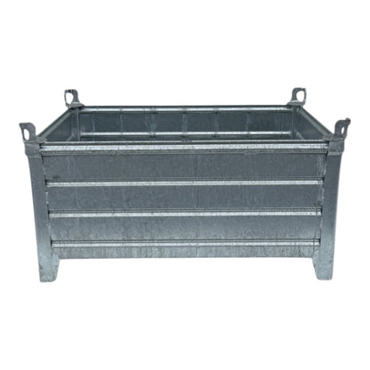 Galvanized stacking container L