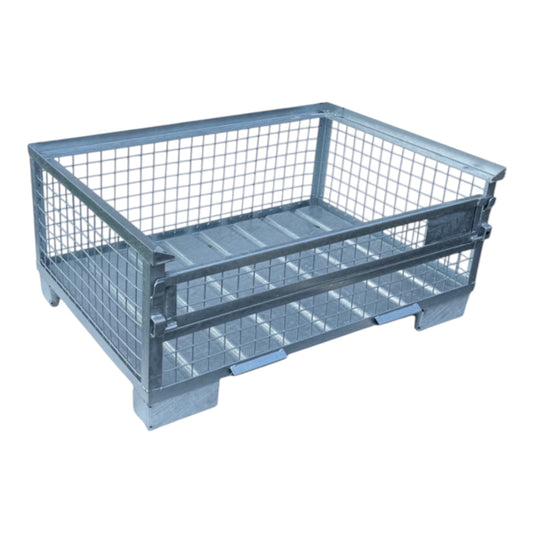 Gitterbox GB008A XL galvanized with 1 flap new 1240 x 1035 x 970 mm