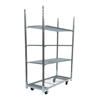 Nouveau chariot danois, en fil d'acier, avec 3 plaques et supports inclus