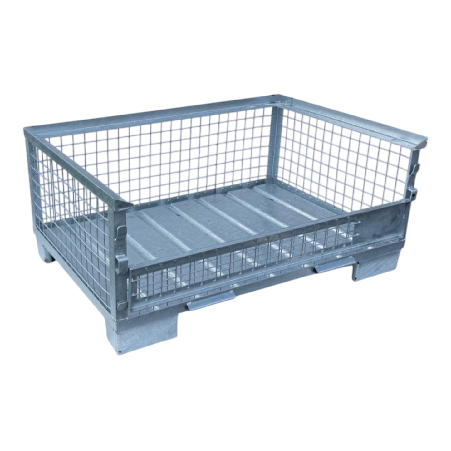 Gitterbox GB008A XL galvanized with 1 flap new 1240 x 1035 x 970 mm