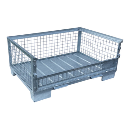 Gitterbox GB008A XL galvanized with 1 flap new 1240 x 1035 x 970 mm