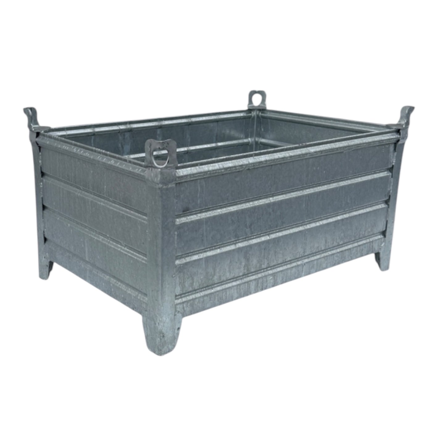 Galvanized stacking container L
