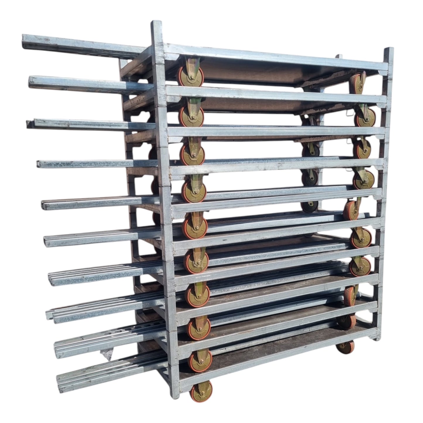 Deense karren kar op wielen bloemenkar