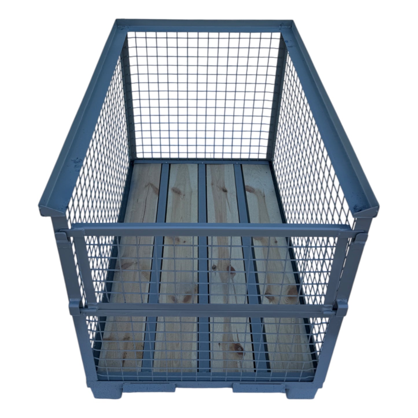 klep korte zijde hout met staalprofiel