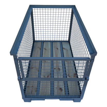 klep korte zijde hout met staalprofiel